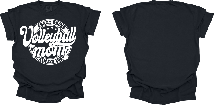 Volleyball : Retro Mom - Tee