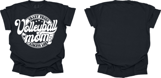 Volleyball : Retro Mom - Tee