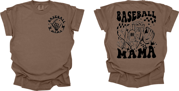 Baseball : Retro Mama - Tee