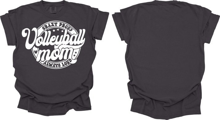 Volleyball : Retro Mom - Tee