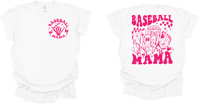 Baseball : Retro Mama - Tee