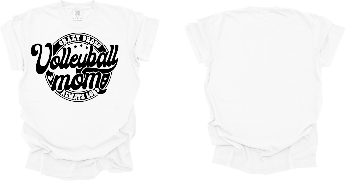 Volleyball : Retro Mom - Tee